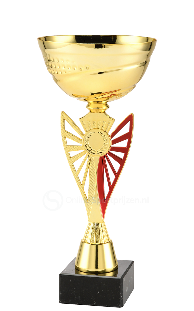 Trofee Gouda - ET.433 - Goud / Rood