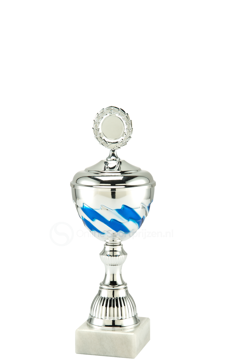 Trofee Hasselt - MT.135 - Zilver / Blauw