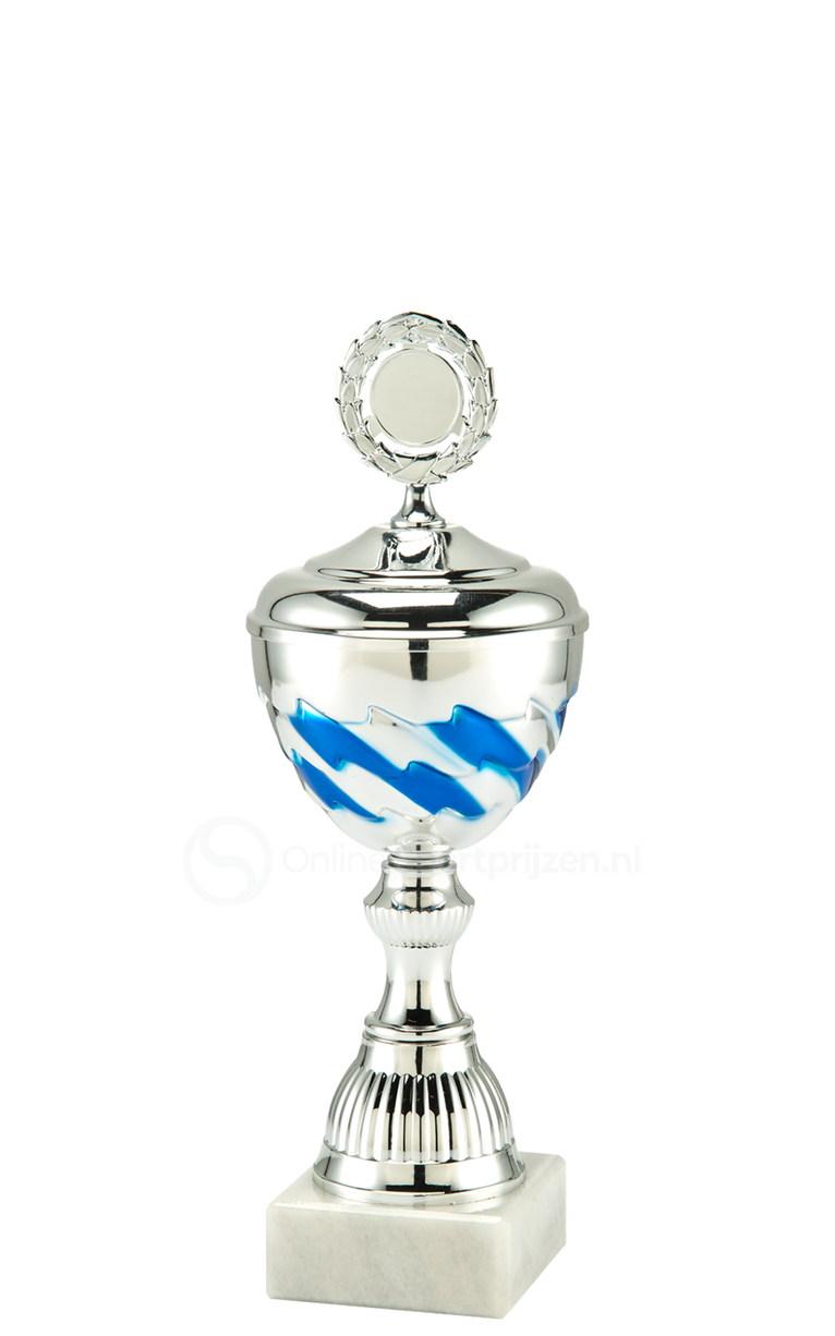 Trofee Hasselt - MT.135 - Zilver / Blauw