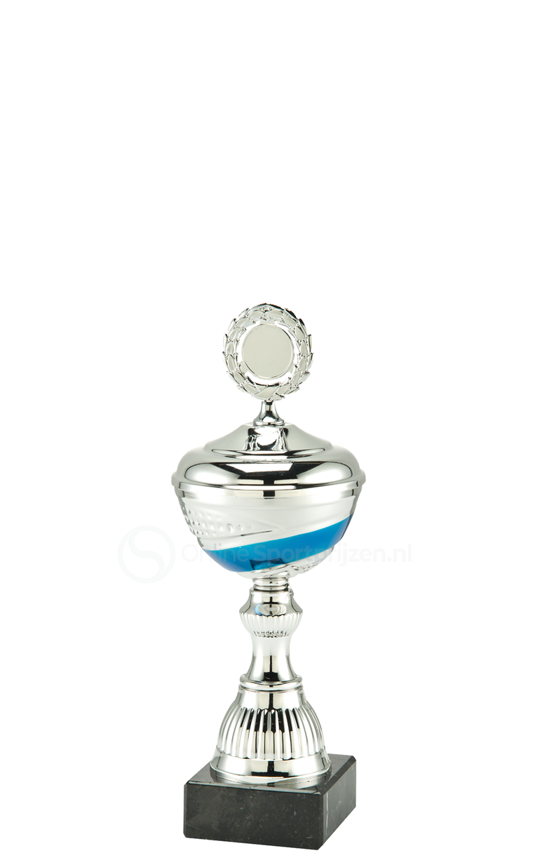 Trofee Kortrijk - MT.133 - Zilver / Blauw