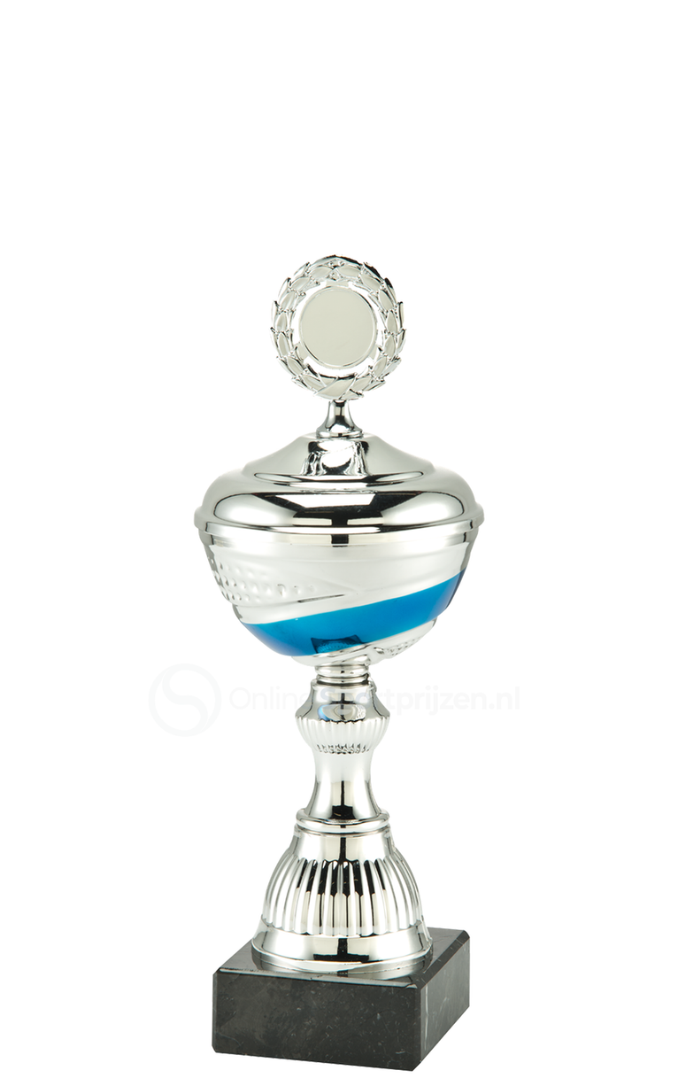 Trofee Kortrijk - MT.133 - Zilver / Blauw