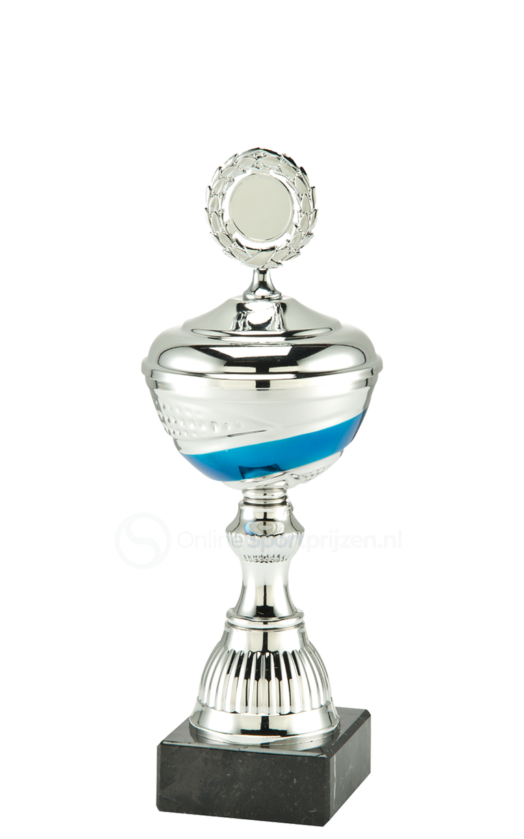 Trofee Kortrijk - MT.133 - Zilver / Blauw