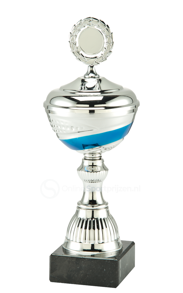 Trofee Kortrijk - MT.133 - Zilver / Blauw