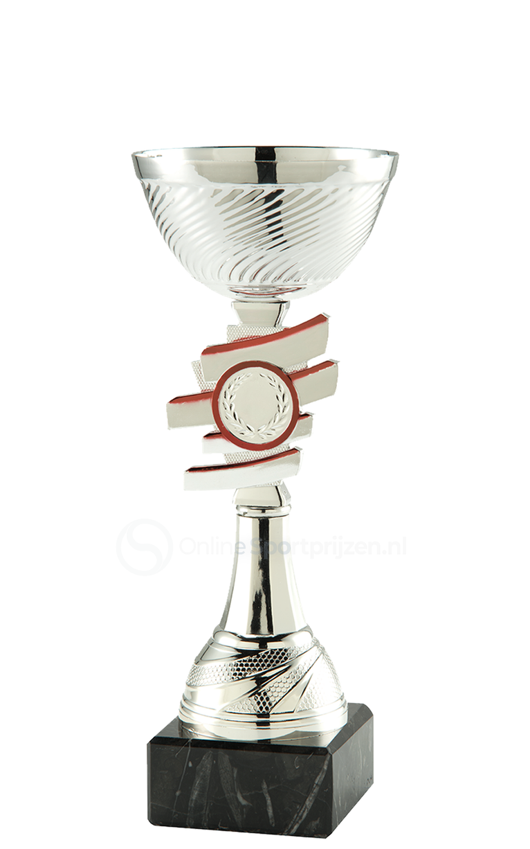 Trofee Nijkerk - ET.463 - Zilver / Rood