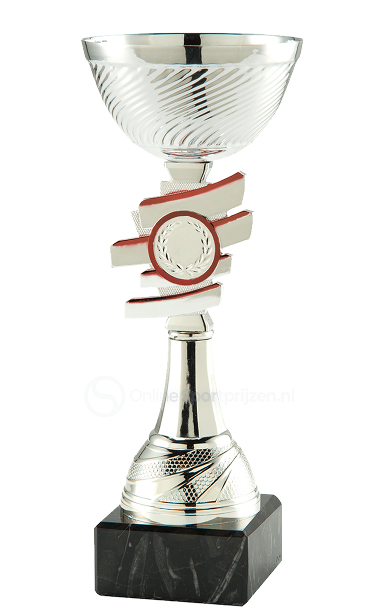 Trofee Nijkerk - ET.463 - Zilver / Rood