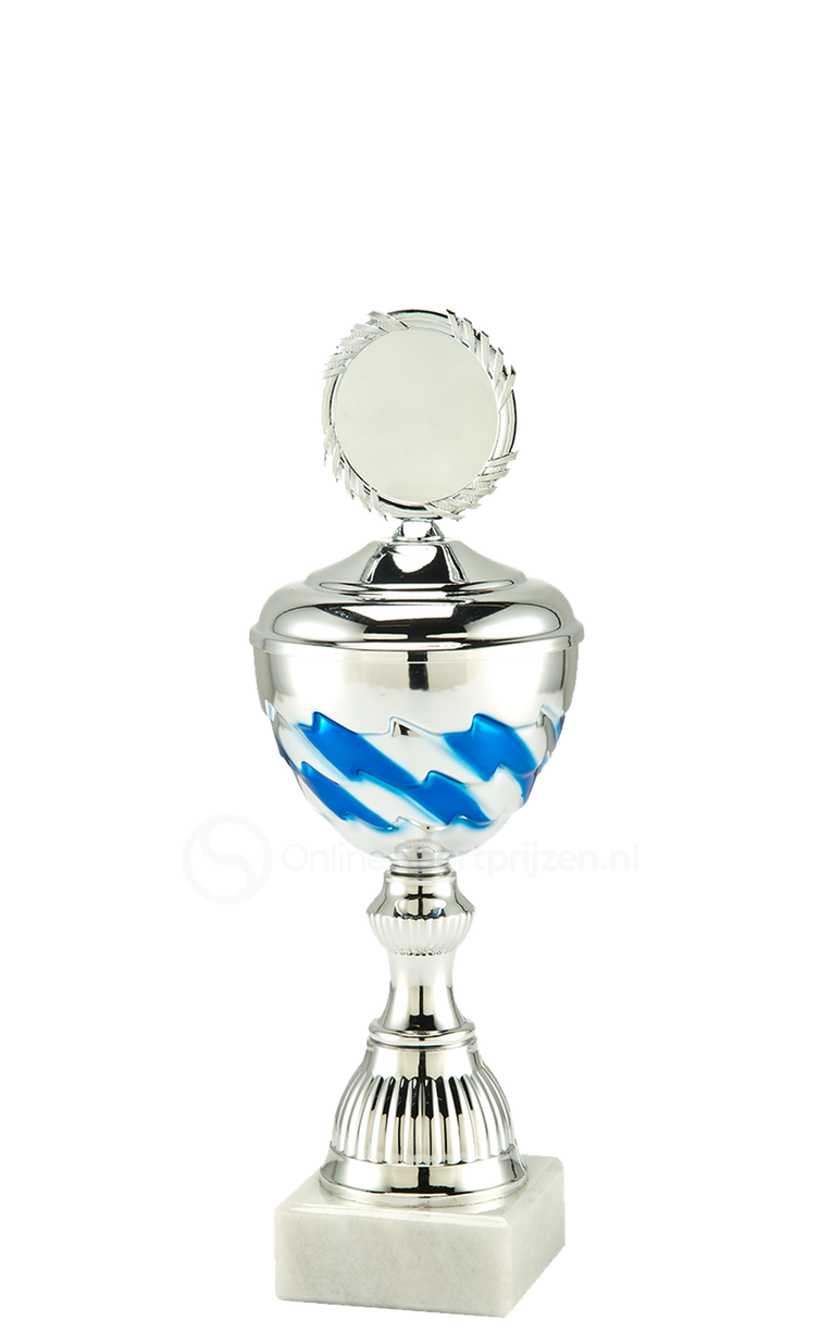 Trofee Sint-Niklaas - MT.136 - Zilver / Blauw