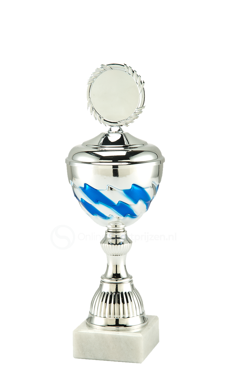 Trofee Sint-Niklaas - MT.136 - Zilver / Blauw