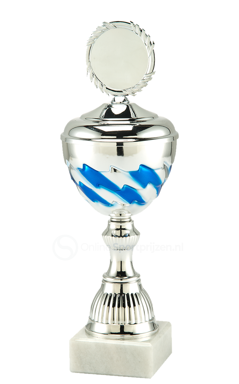 Trofee Sint-Niklaas - MT.136 - Zilver / Blauw