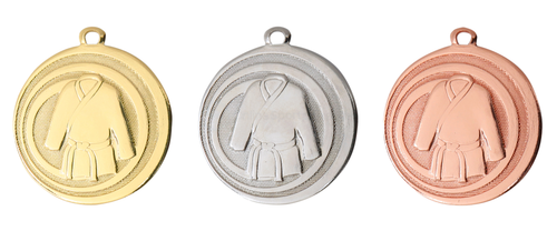 Vechtsport Medaille - 45 mm - ME.093 - Goud, Zilver en Brons