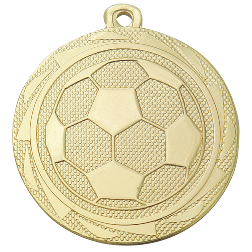 Voetbal Medaille - 45 mm - BS.ME105 - Goud, Zilver en Brons