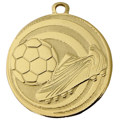 Voetbal Medaille - 45 mm - ME.090 - Goud, Zilver en Brons
