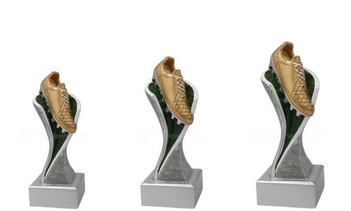 Voetbal Prijs - FG4031-FG4033 - Zilver met Kleuraccent