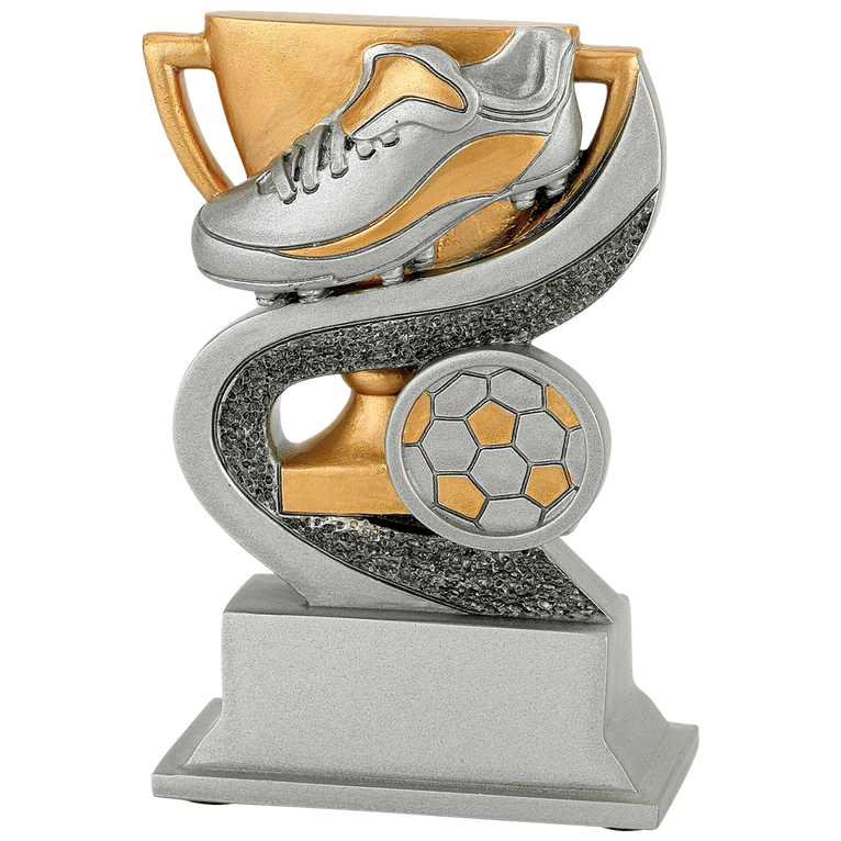 Voetbal Prijs - FG904 - Antiek Zilver / Goud