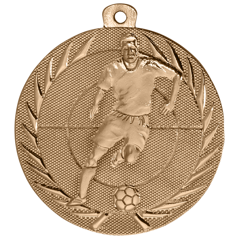 Voetbal Medaille - 50 mm - BS.ME75 - Goud, Zilver en Brons