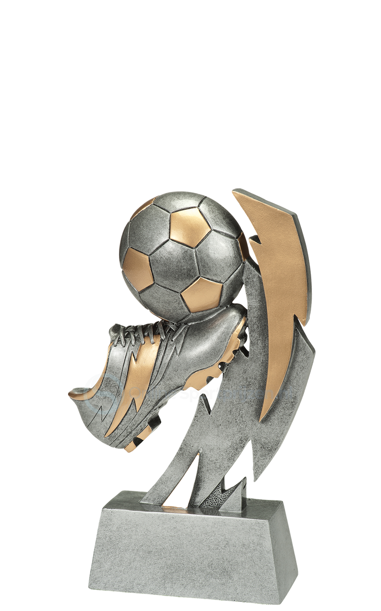 Voetbal Prijs - RE.180 - Antiek Zilver / Goud