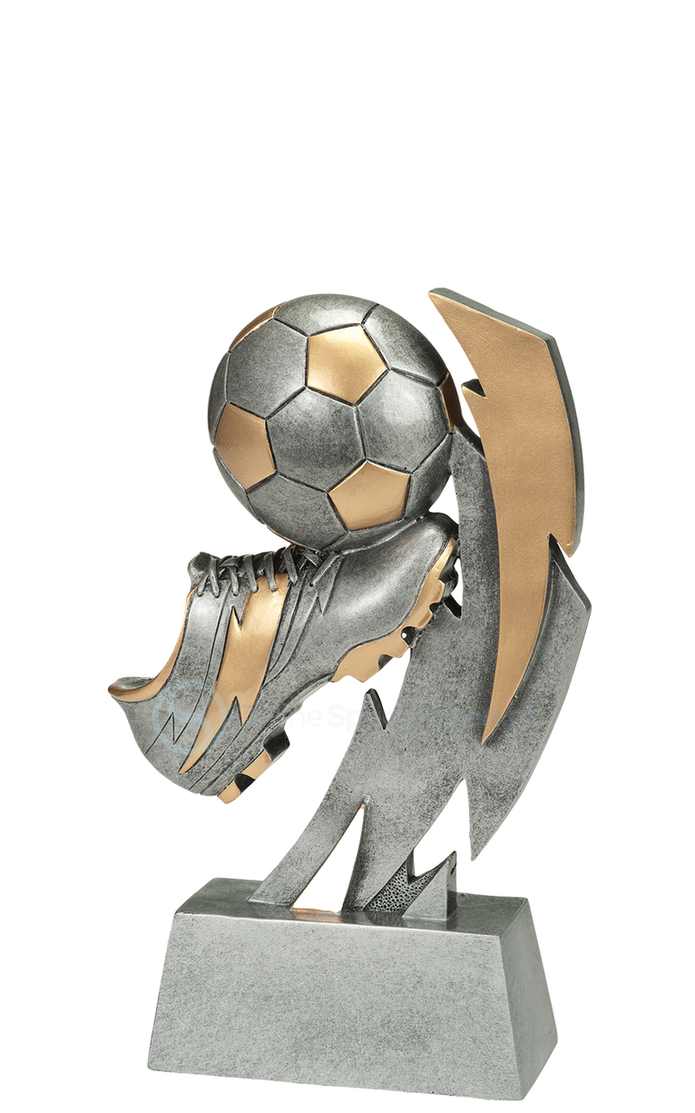 Voetbal Prijs - RE.180 - Antiek Zilver / Goud