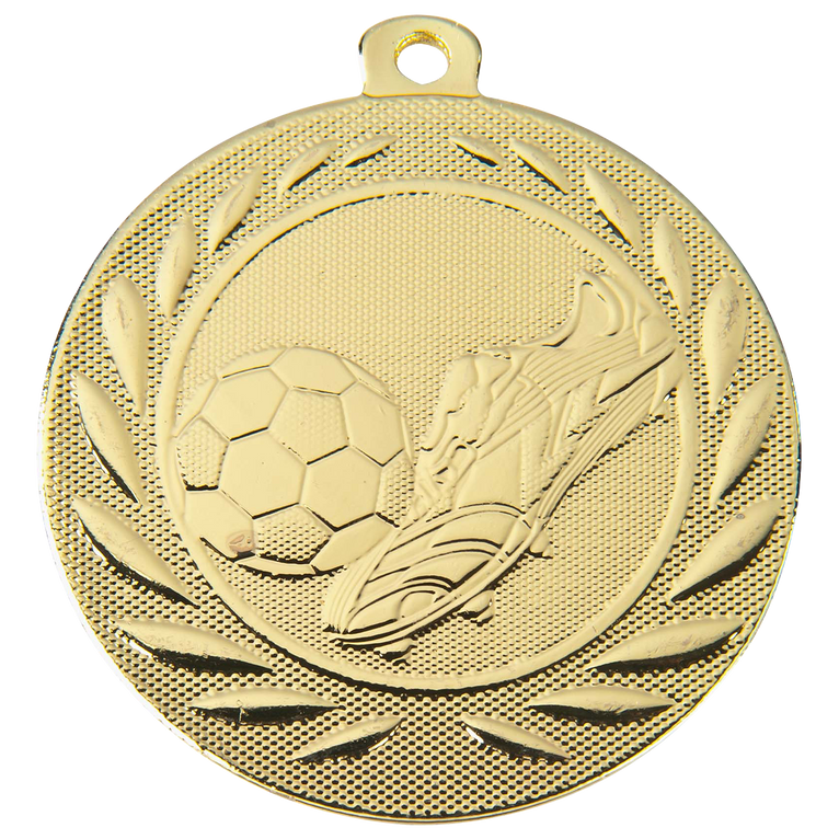 Voetbalmedaille - 50 mm - DI5000.B - Goud, Zilver en Brons