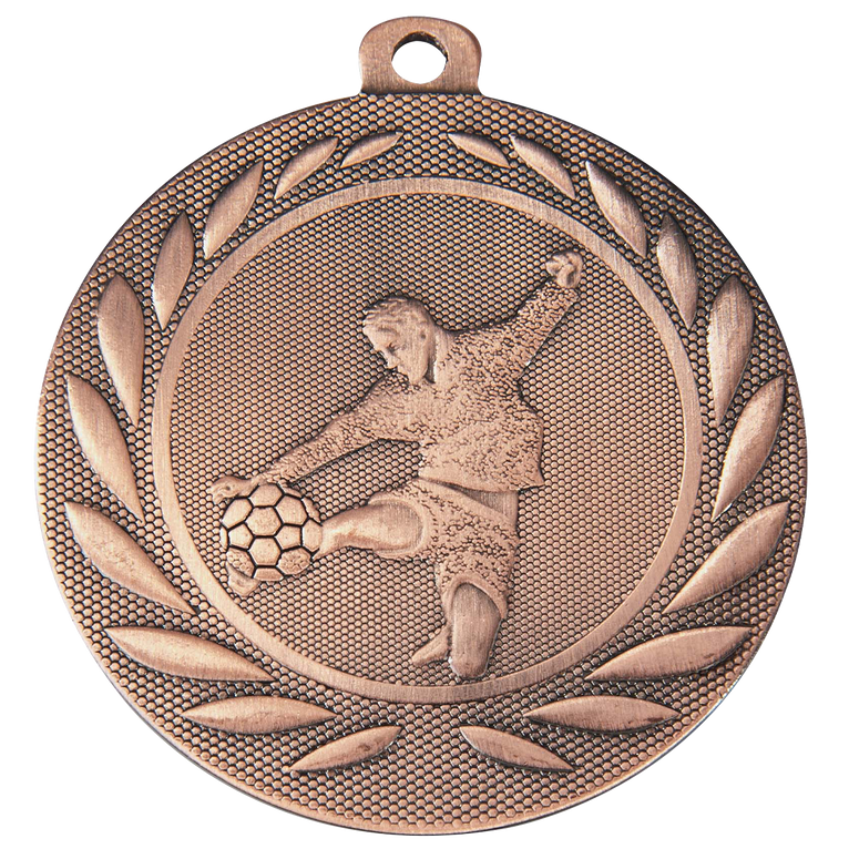 Voetbalmedaille - 50 mm - DI5000.C - Goud, Zilver en Brons