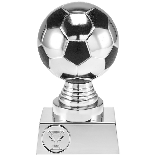 Voetbalprijs - ST.060 - Zilver / Zwart