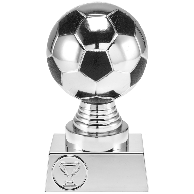 Voetbalprijs - ST.060 - Zilver / Zwart