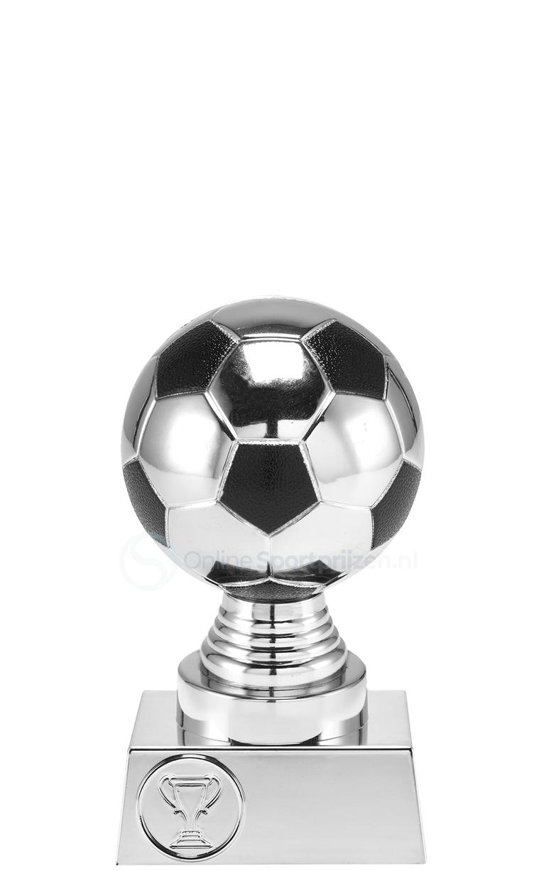 Voetbalprijs - ST.060 - Zilver / Zwart