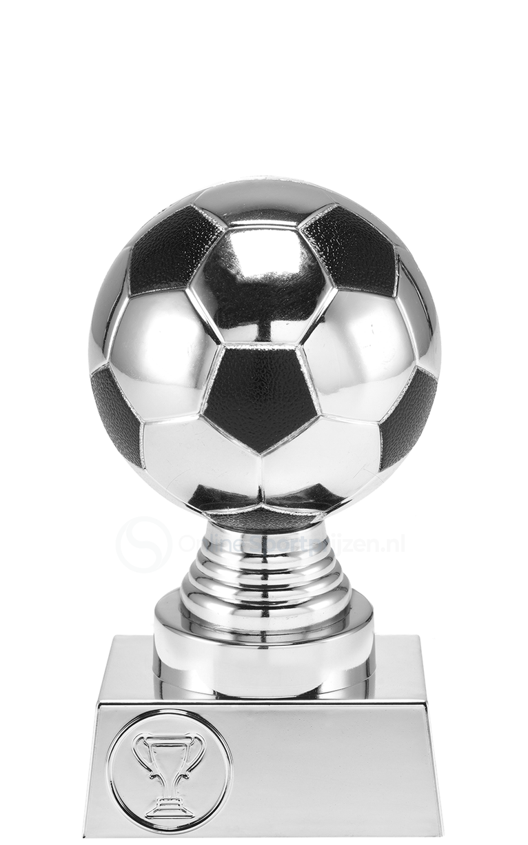 Voetbalprijs - ST.060 - Zilver / Zwart