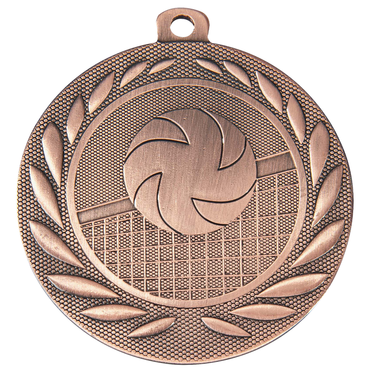 Volleybal Medaille - 50 mm - DI5000.N - Goud, Zilver en Brons