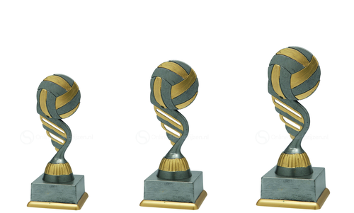 Volleybaltrofee - SS1821 - Antiek Zilver / Goud