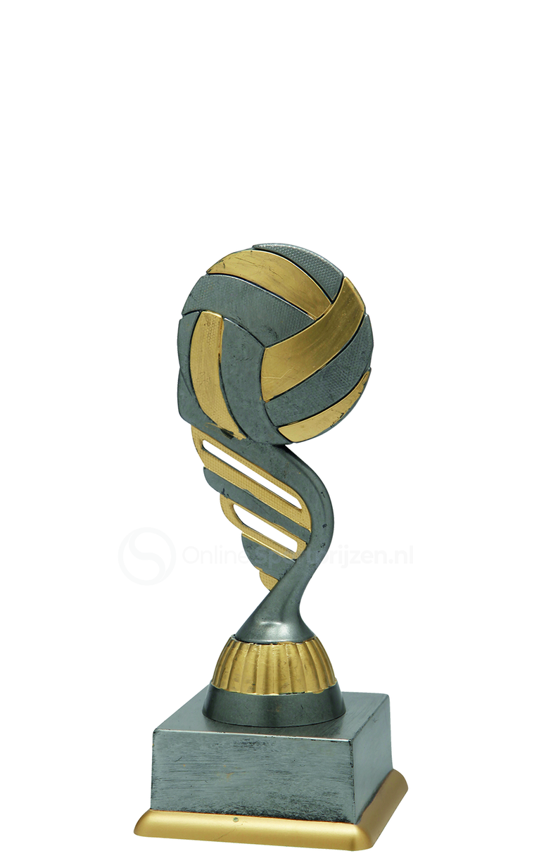 Volleybaltrofee - SS1821 - Antiek Zilver / Goud
