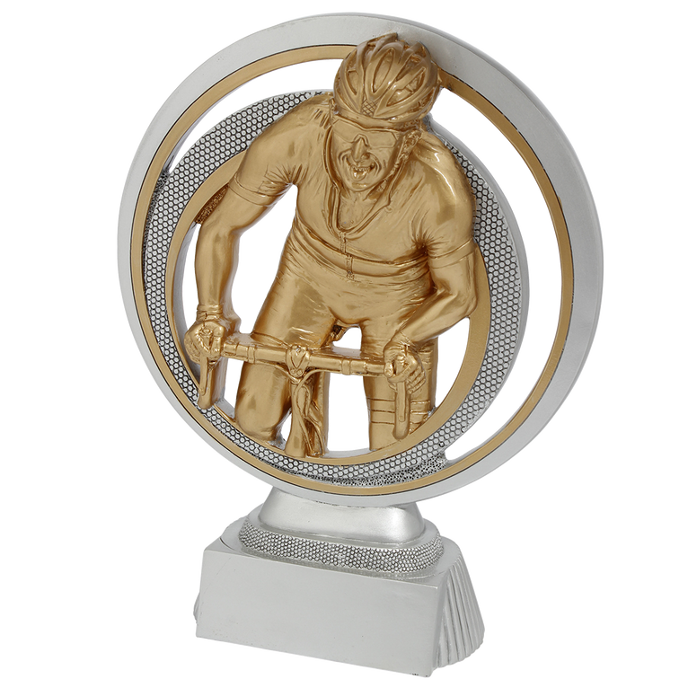 Wielersport Prijs - RE.081 - Antiek Zilver / Goud