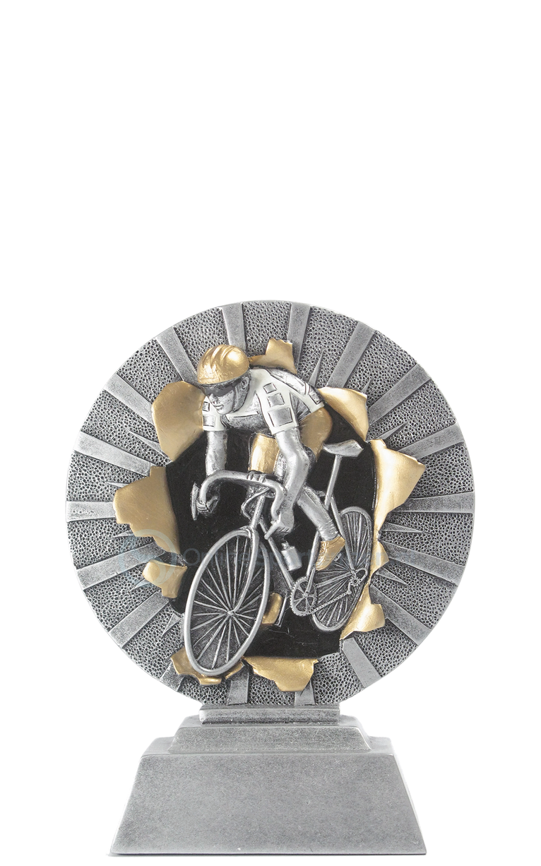 Wielersport Prijs - RE.073 - Antiek Zilver met Kleuraccent