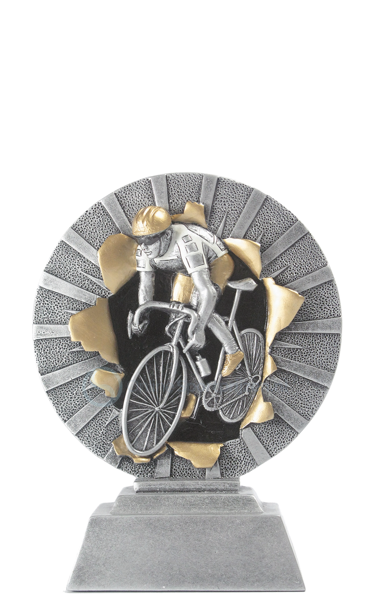Wielersport Prijs - RE.073 - Antiek Zilver met Kleuraccent