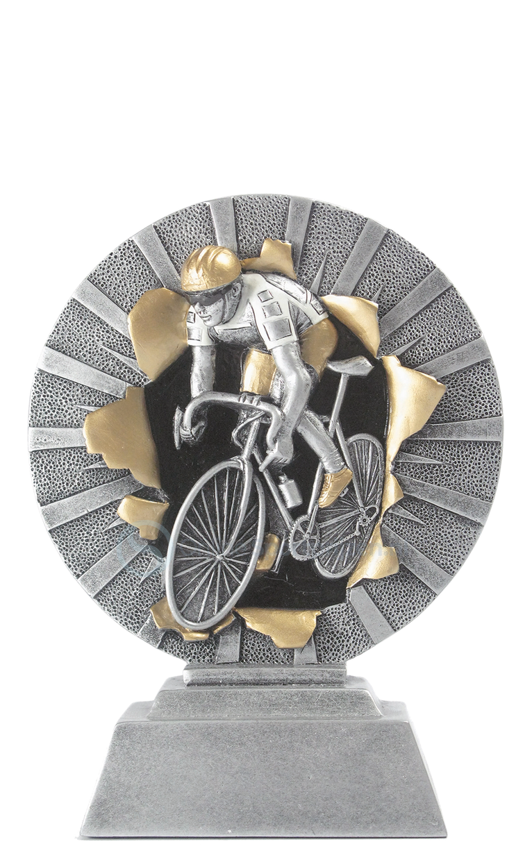 Wielersport Prijs - RE.073 - Antiek Zilver met Kleuraccent