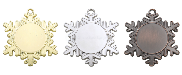 Winter Medaille - 50mm - D47 - Goud, Zilver en Brons