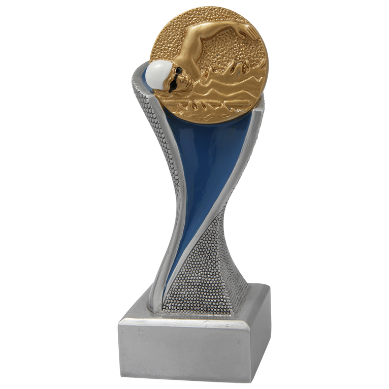 Zwem Prijs - FG4045 - Zilver met Kleuraccent