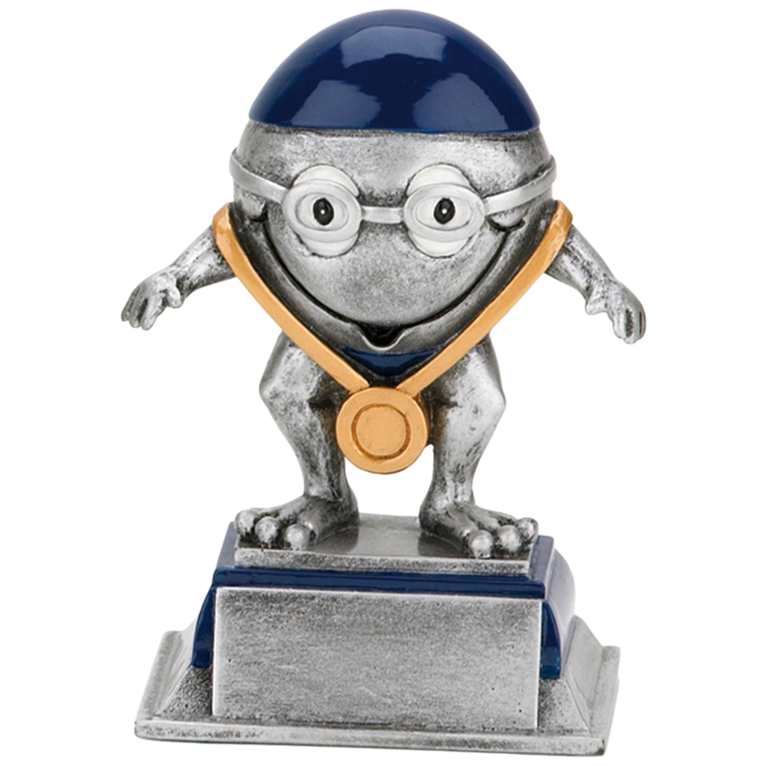 Zwem Prijs - FG752 - Antiek Zilver