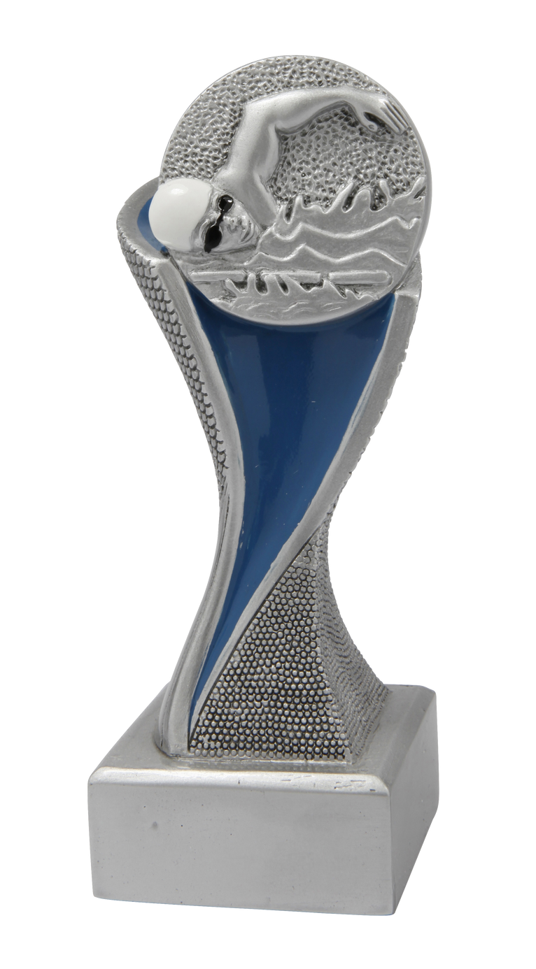 Zwem Prijs - FG4045 - Zilver met Kleuraccent