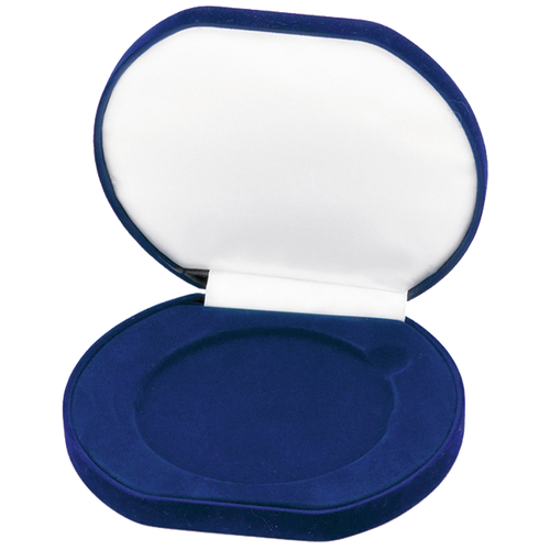 Luxe Medaille Kistje voor 50 mm Medailles - B155 - Blauw