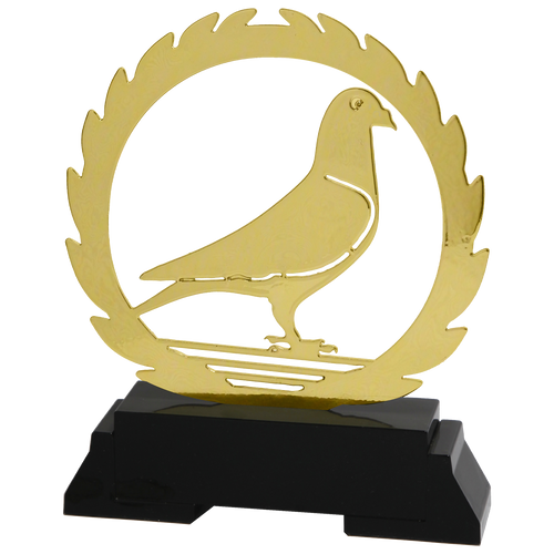 Metalen Duivensport Prijs - L233 - Goud