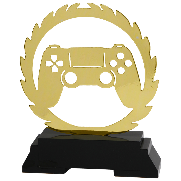 Metalen E-sports Prijs - PlayStation prijs - L243 - Goud
